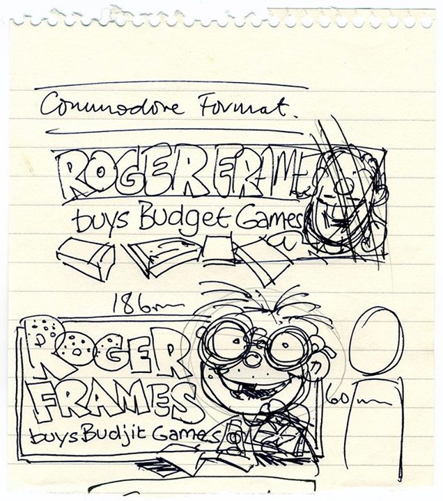 The very first sketches of Roger Frames!